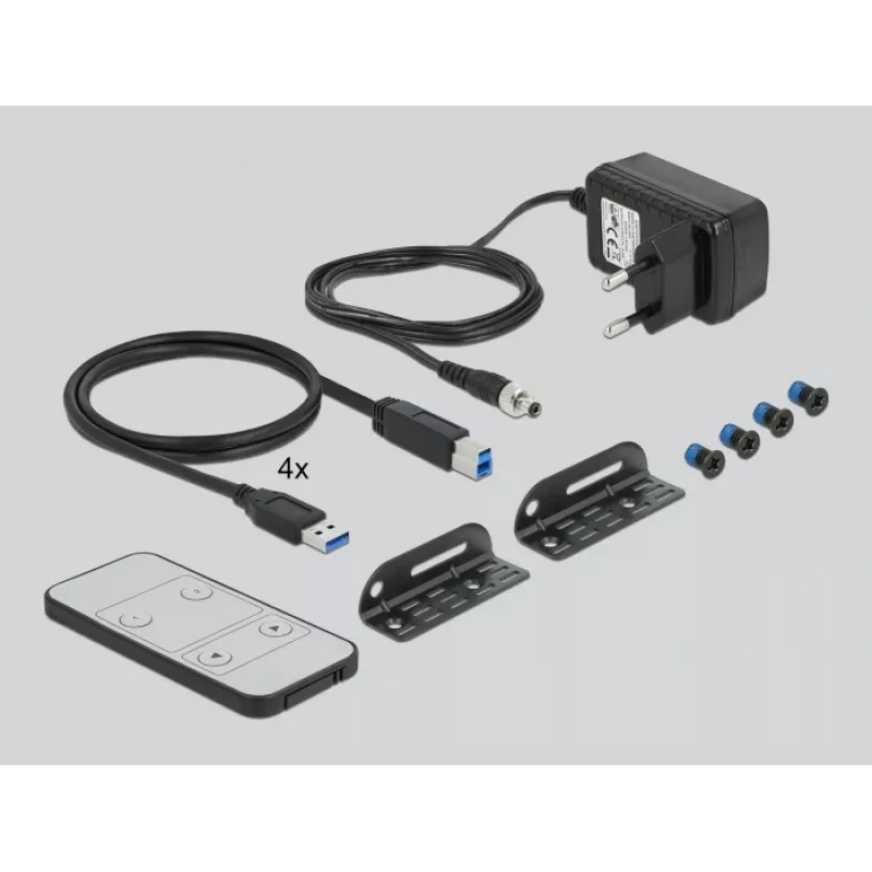 KVM switch DeLOCK 11483 čierny