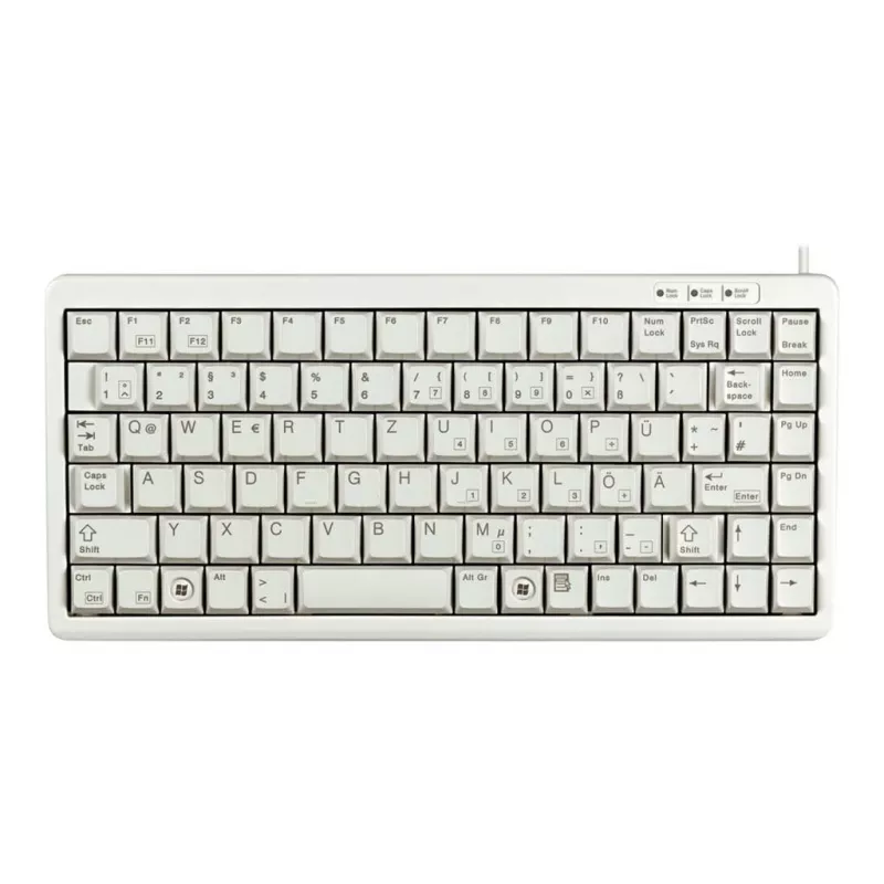 CHERRY G84-4100 klávesnica univerzálna USB QWERTZ nemecká sivá