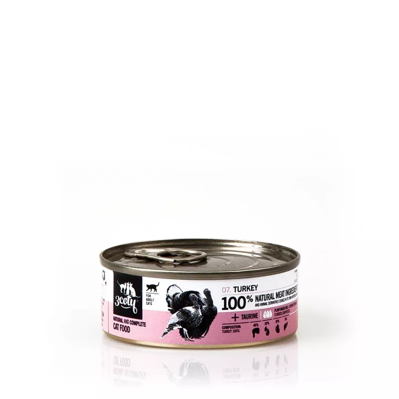 3COTY morčacie - mokré krmivo pre mačky - 80g