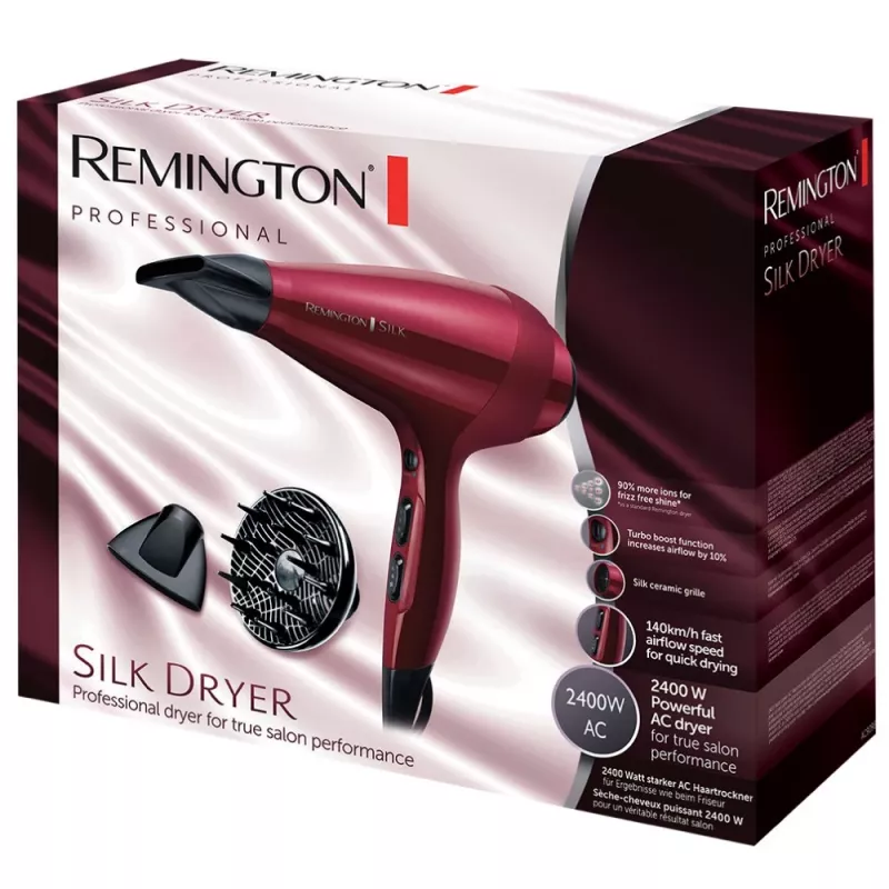 Remington T|Studio Silk sušič vlasov 2400 W červená