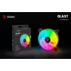 SAVIO Blast 120mm ARGB PWM ventilátor do skrine - čierny