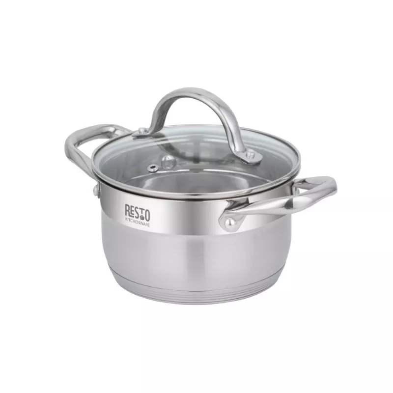 Okrúhly nerezový hrniec Resto Kitchenware Libra 1,9 L