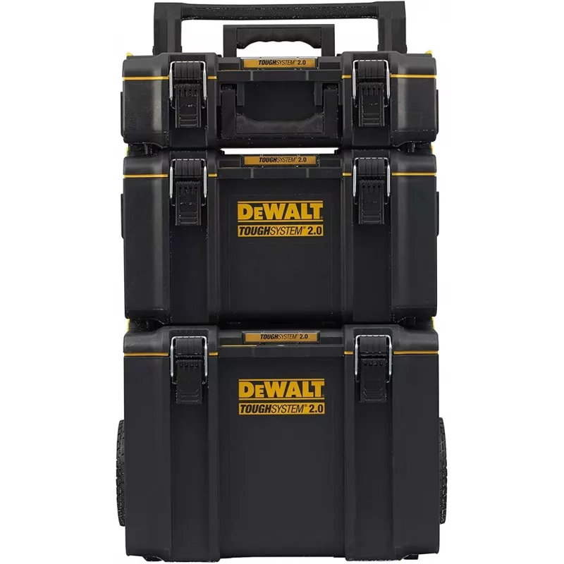 Box na náradie DeWalt DWST83402-1, čierny/žltý, 554×500×1150 mm