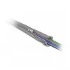 Pletená hadica DeLOCK 20825 1 m x 30 mm sivá