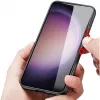 nevox StyleShell NYLO 2469 kryt pre Samsung Galaxy S25+, polykarbonát/TPU/nylon, čierny