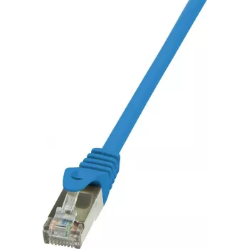 LogiLink - patch kábel - RJ-45 (M) na RJ-45 (M) - 5 m - fóliou tienená netienená krútená dvojlinka (F/UTP) - CAT 5e - modrý