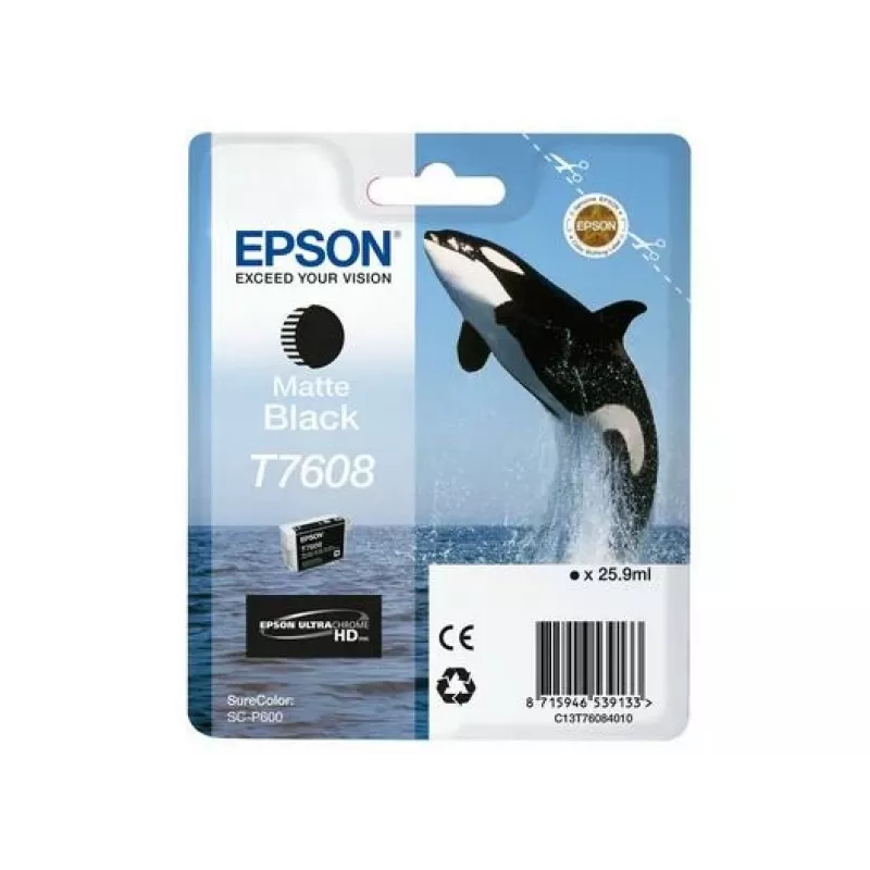 Epson C13T76084N10 tintová kazeta 1 ks originál matná čierna