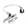 DeLOCK Mini PCIe I/O PCIe half size 1 x Gigabit LAN Low Profile – sieťový adaptér – PCIe Half Mini Card – Gigabit Ethernet x 1 (95265)