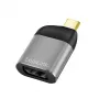 LogiLink CUA0204 USB-C na DisplayPort adaptér čierny sivý