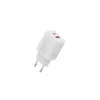 AC USB nabíjačka DIGITUS 20W, 1x USB-C, 1x USB-A, vstup 100–240V, biela