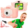 Digitálny fotoaparát pre deti Extralink H27 SINGLE PINK ružová biela 3 roky