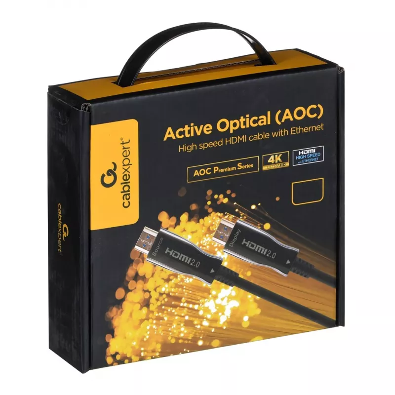HDMI kábel Gembird CCBP-HDMI-AOC-30M-02 30m HDMI Type-A konektor samec čierny