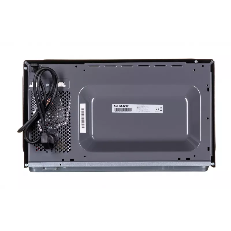 Mikrovlnná rúra Sharp YC-MS252AE-B, voľne stojaca 25 L, 900 W, dotykové ovládanie, 11 výkonových stupňov, detská poistka, ECO funkcia, čierna