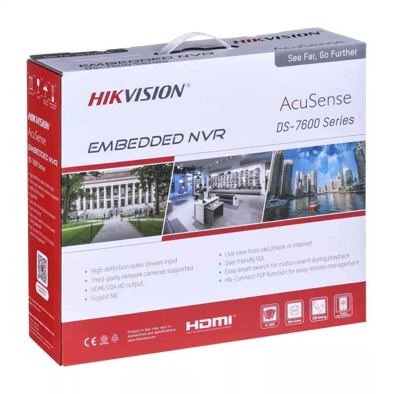 Sieťový videorekordér Hikvision DS-7616NXI-K1(D) 16-kanálový s podporou 4K