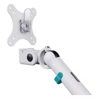 Držiak monitora DIGITUS Dual-Design pre 2×35-palcové monitory, svorka, 2×10 kg, VESA 75–100, naklápací -45–90°