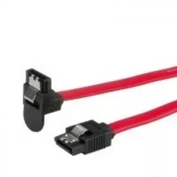 ROLINE Int. SATA 6.0 Gbit/s HDD kábel so zacvakávacím uzáverom, zahnutý 1,0m (11.03.1565)