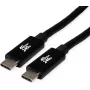 ROLINE USB4 Gen3x2 40Gbit/s kábel C-C samec/samec 240W 2m - kábel - digitálny/dátový (11.02.9087)