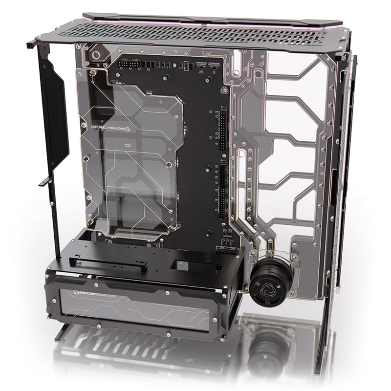 Singularity Computers Spectre Integra-M Mid Tower Elite Dark - čierna