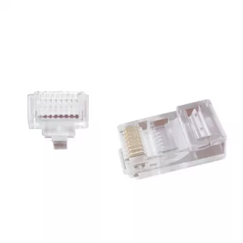 Káblový konektor Gembird LC-PTU-01/100 8P8C RJ45 priehľadný