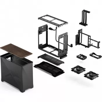 Fractal Design Era 2 Mini Tower Charcoal, sivá