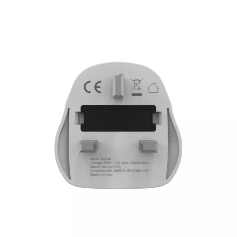 Sieťový adaptér GEMBIRD A-AC-UKMINTF – UK typ G zástrčka na IEC-C13 vstup, 15 A