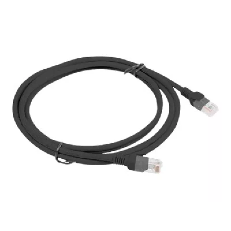 Sieťový kábel LANBERG PCU5-10CC-0200-BK RJ-45 Cat5e U/UTP 2 m čierny