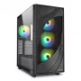 Sharkoon REBEL C80G RGB Midi Tower čierna