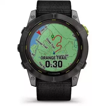 Garmin Enduro 2 3,56 cm (1,4 palca) MIP 35 mm digitálne 280 x 280 pixelov dotyková obrazovka sivá Wi-Fi GPS (satelit)