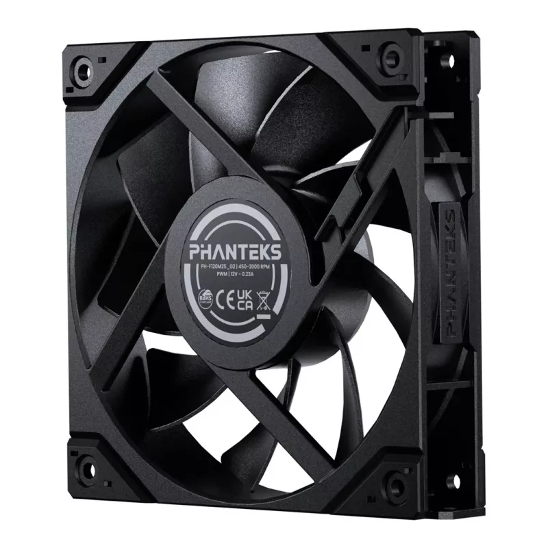 Phanteks M25G2-120 120mm čierny 3-kusové balenie ventilátorov do skrine