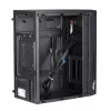 Akyga AK35BK Micro-ATX PC skriňa, Micro ATX / Flex ATX / Mini ITX, 2x USB 2.0, bez napájacieho zdroja, čierna