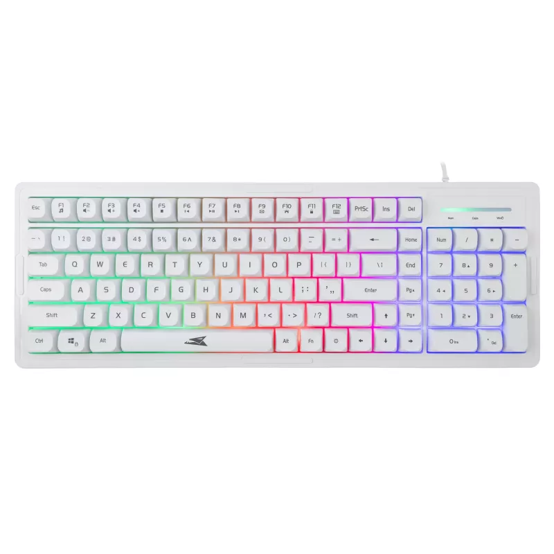 Sada klávesnica a myš Baracuda BGC-012 Orca White – biela sada klávesnice a myši