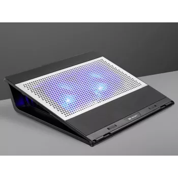 Chladiaci podstavec na notebook Tracer Officer 43,2 cm 1100 ot/min čierny strieborný