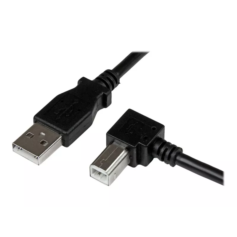 StarTech.com USBAB2MR kábel USB 2.0 A na pravouhlé B, samec/samec, 2 m, čierny