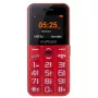 myPhone Halo Easy 4,32 cm (1,7 palca) 70 g sivý, červený telefón pre začiatočníkov