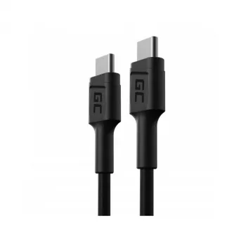 Green Cell KABGC31 USB kábel USB 2.0 0,3 m USB-C čierny