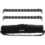 Sada LED barov EUROLITE 2x LED BAR-12 QCL RGBA s mäkkou taškou – 2 kusy, QCL RGBA LED