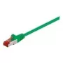 Wentronic Goobay CAT 6 patch kábel, S/FTP (PiMF), zelený, 10 m - LSZH bez halogénov, meď (68294)