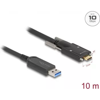 Aktívny optický kábel DeLOCK 83206 USB Type-A na Type-C 10 m 10 Gbit/s