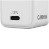 CANYON nabíjačka CU20C GaN 20W 1xPD EU biela