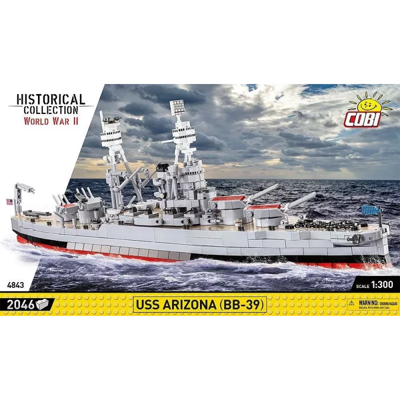 Stavebnica USS Arizona BB-39 2046 dielov
