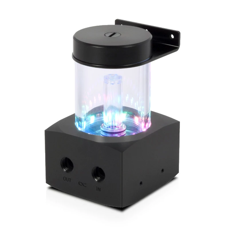 Alphacool Core 100 Aurora 15393 nádrž, D5/VPP, ARGB, acetál/akryl, čierna