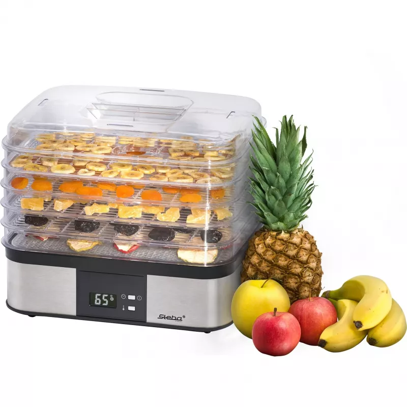 Steba ED 5 Sušička potravín, 350 W, Nerezová oceľ/Čierna
