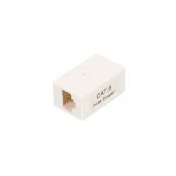 Zásuvka Extralink RJ45 CAT6 UTP, plast, biela, 1 ks