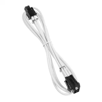 BitFenix Alchemy 4-pin ATX12V predlžovací kábel, 45 cm, opletený - biely