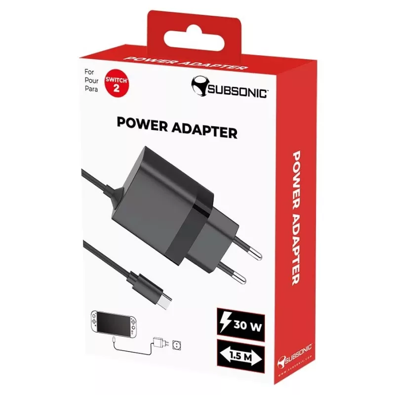 Napájací zdroj SUBSONIC SA5713 pre Switch 1/2 15V 2,5A