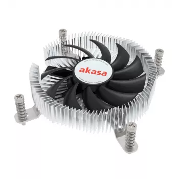 Hybridný chladič Akasa Intel LGA1700 7,5 cm hliník čierny