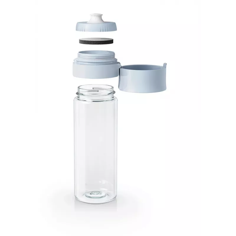 Filtračná fľaša BRITA Vital pastelovomodrá 600 ml s 2 filtrami MicroDisc, bez BPA, vhodná do umývačky riadu