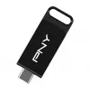 PNY Elite, 128 GB, USB Type-C, 3.2 Gen 1 (3.1 Gen 1), 120 MB/s, čierna