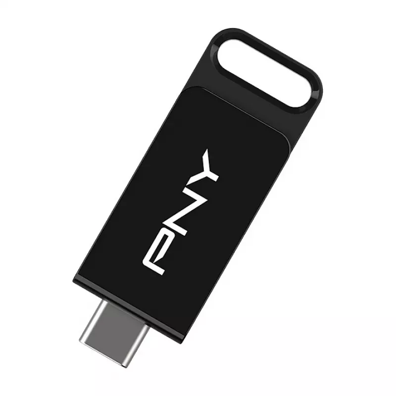 PNY Elite, 128 GB, USB Type-C, 3.2 Gen 1 (3.1 Gen 1), 120 MB/s, čierna