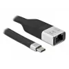 FPC plochý kábel DeLOCK 86936 USB Type-C na Gigabit LAN 15 cm